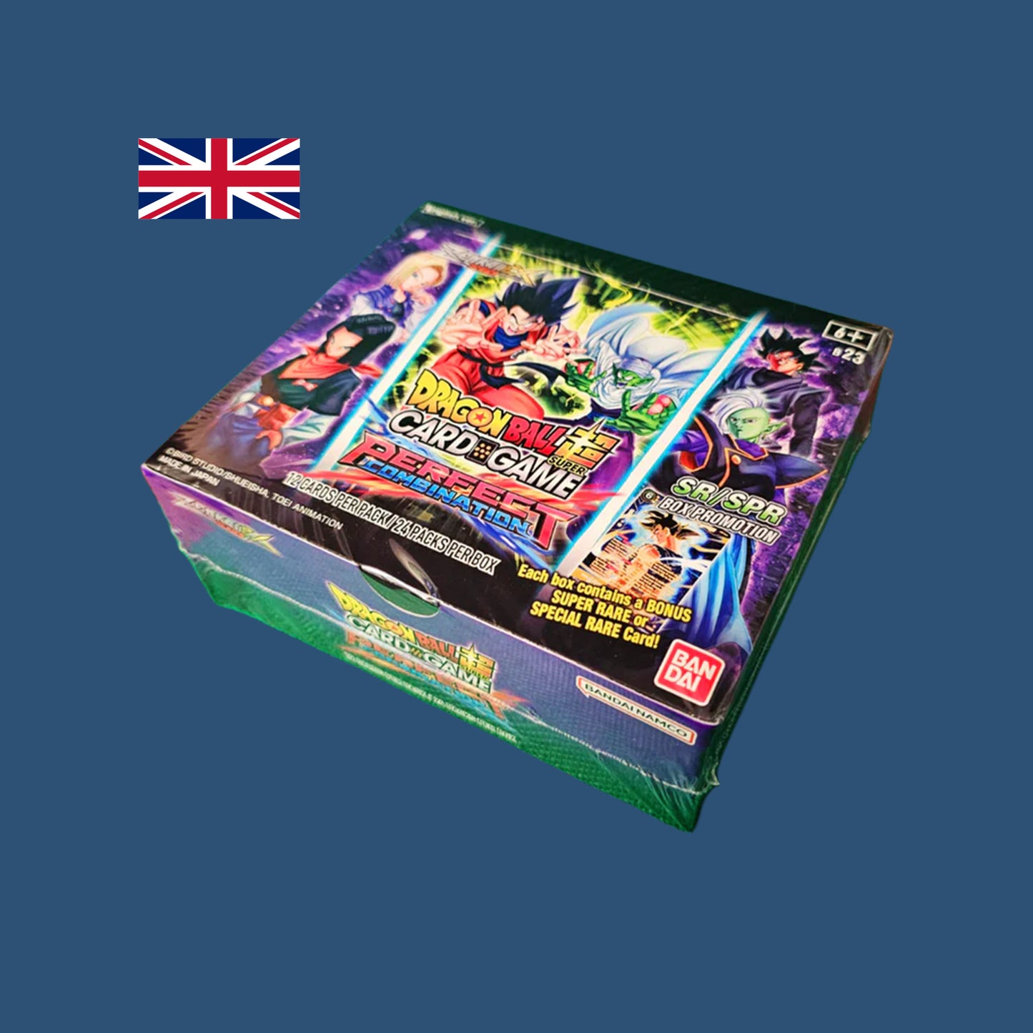 Dragon Ball Super TCG- Booster Display: Perfect Combination - Zenkai Series - Set 06 - (B23) (24 Packs) - EN