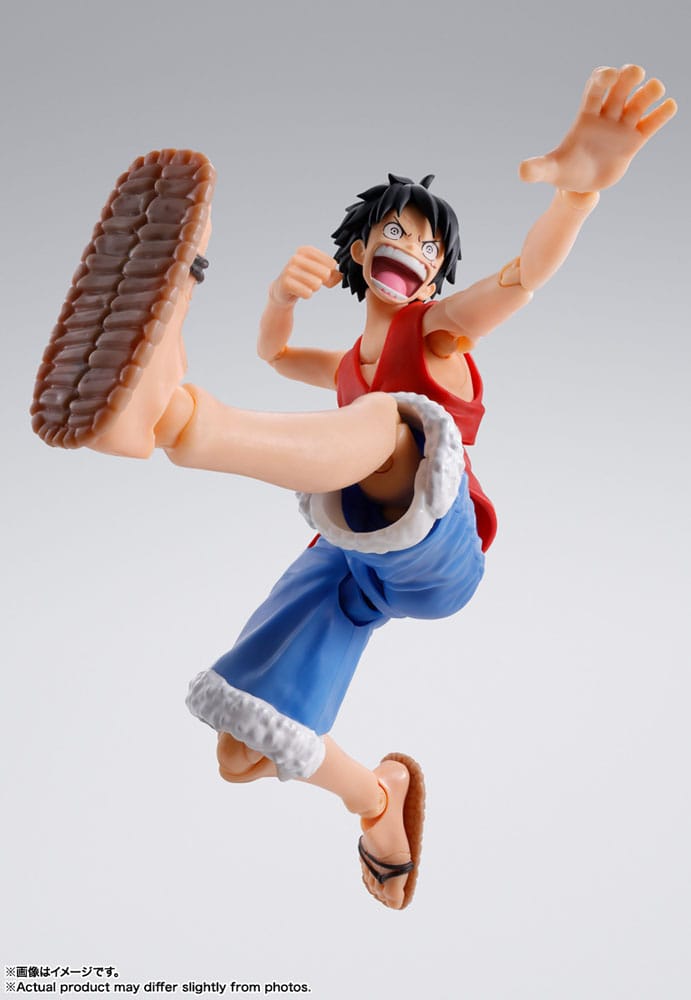 One Piece - S.H. Figuarts | Actionfigur: Monkey D. Luffy - Romance Dawn 15 cm