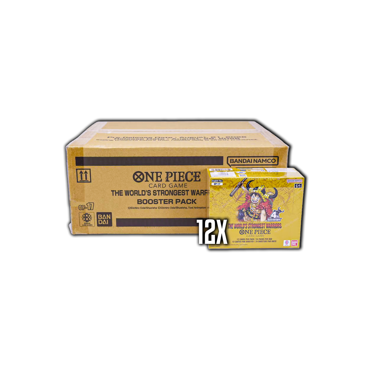 One Piece TCG - Booster Display Case: OP-17 | EN (OP17) | 12x Displays