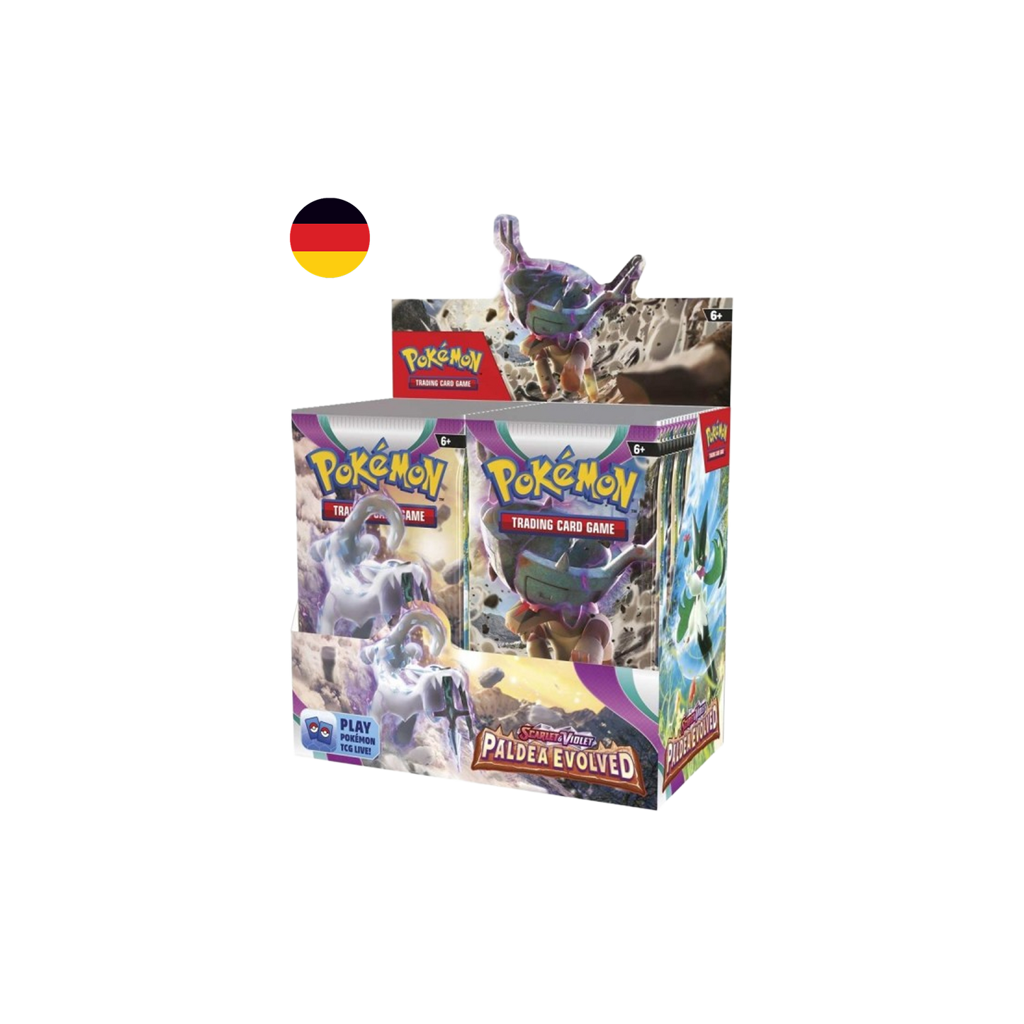 Pokémon | Karmesin & Purpur: SV02 Entwicklungen in Paldea - Booster Display - DE (36 Booster) (15.07.26)
