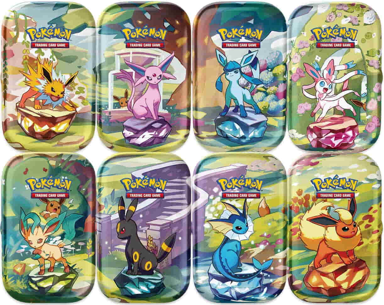 Pokémon | Scarlet & Violet: Prismatic Evolutions - Evolutions Mini Tin Display - EN