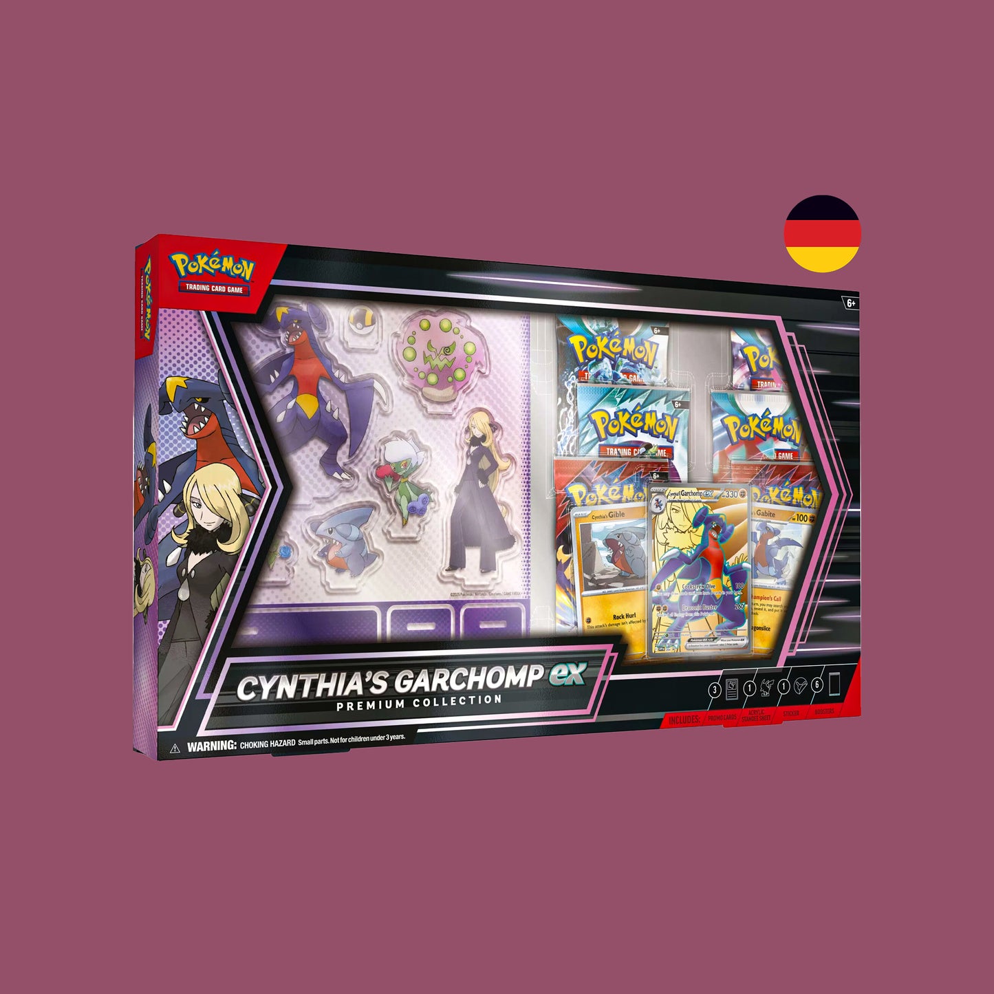 Pokémon | Scarlet & Violet: Cynthias Knakrack EX Premium Kollektion - DE