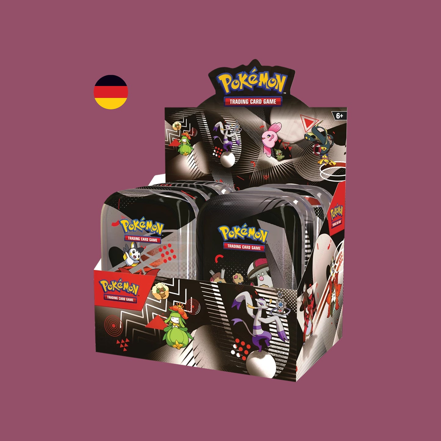 Pokémon | Scarlet & Violet: Black Bolt & White Flare - Unova Mini Tin Display - DE
