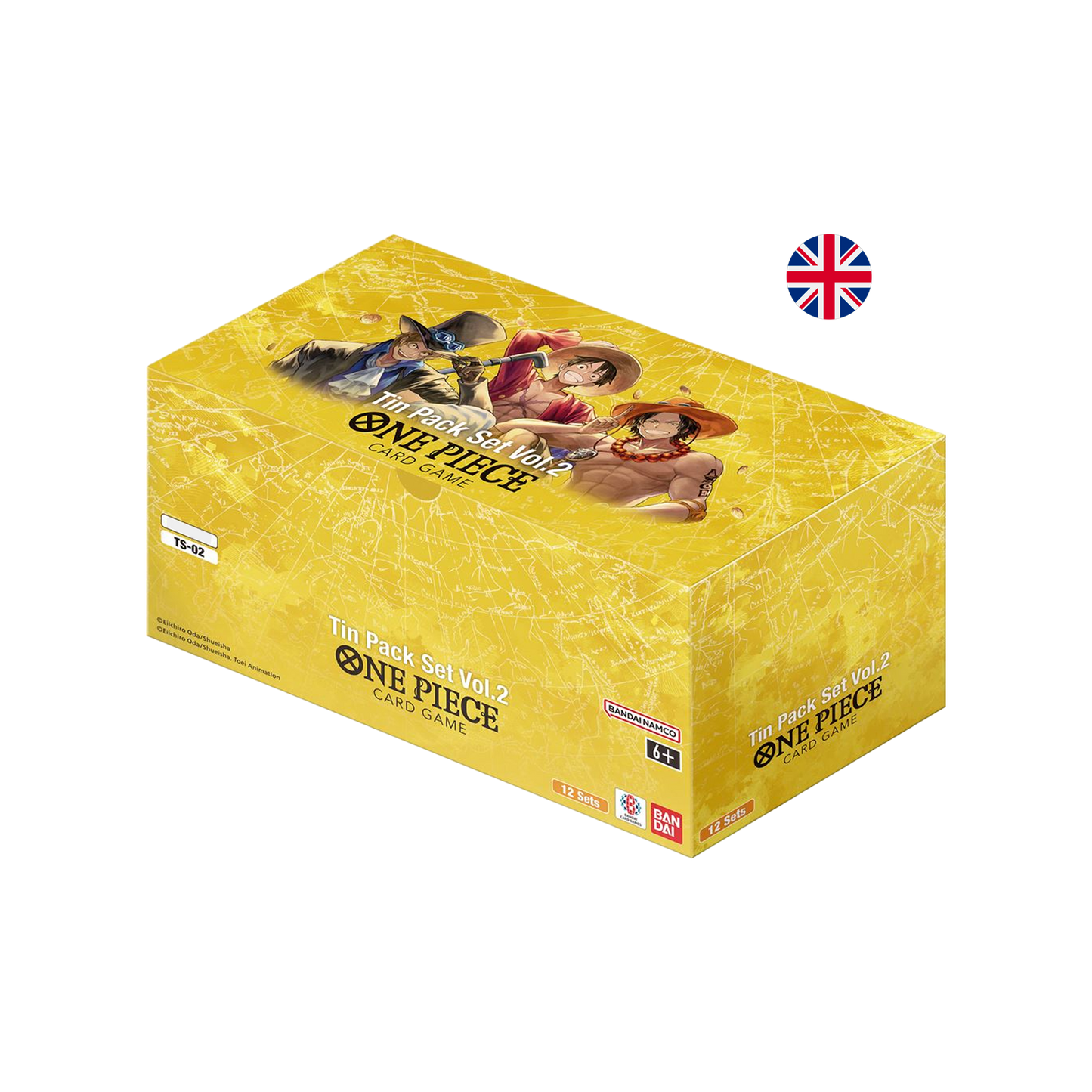 One Piece TCG - Tin Pack Set Vol.2 - TS-02 | Tin Display (TS02 / OP13) (12x Tins)