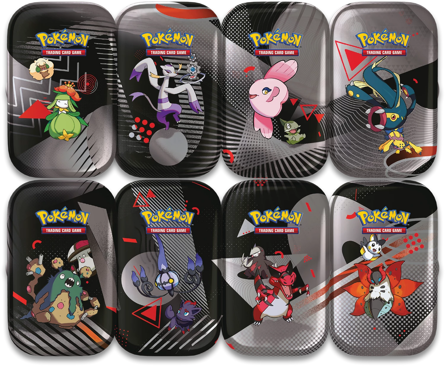 Pokémon | Scarlet & Violet: Black Bolt & White Flare - Unova Mini Tin Display - EN