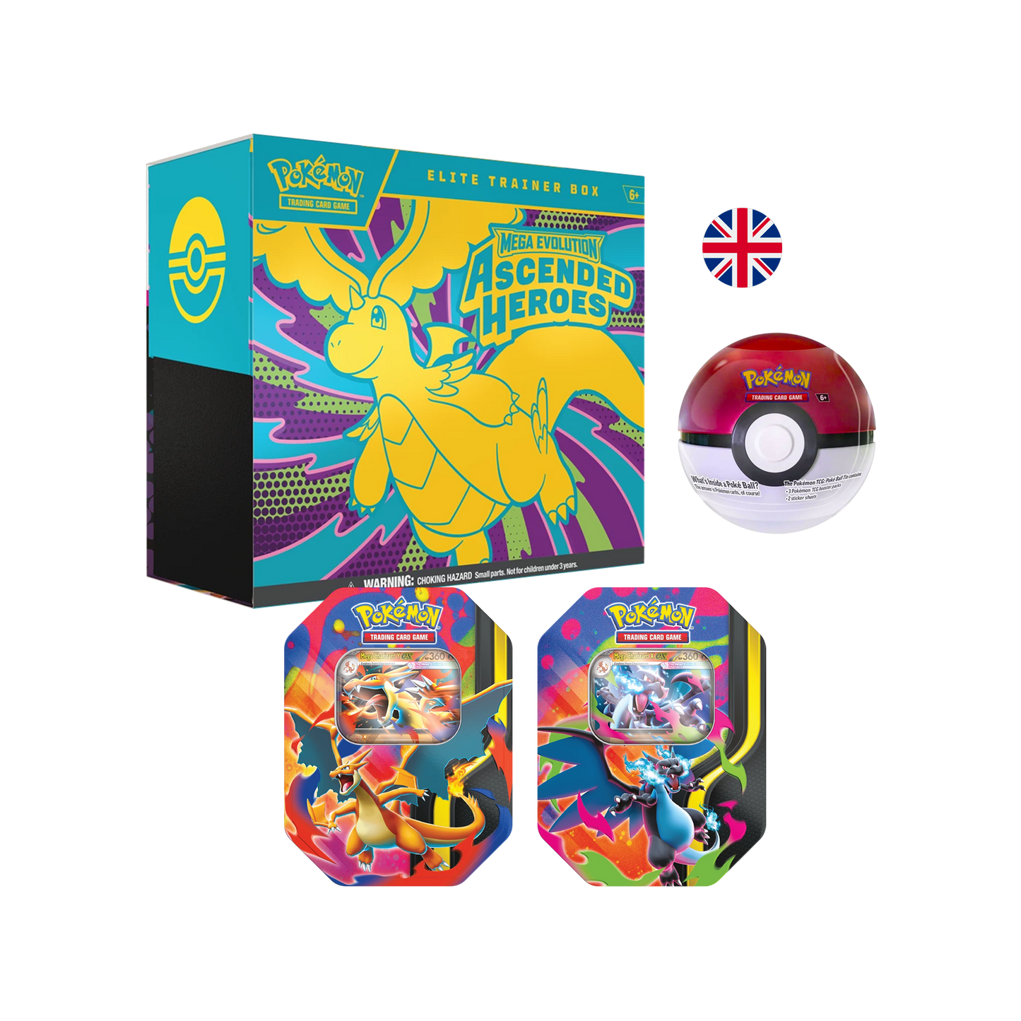 Pokémon | Mega Evolution - ME02.5 Ascended Heroes - Elite Trainer Box  SET - EN