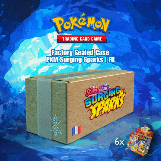 Pokémon | Scarlet & Violet: Surging Sparks - SV08 - Factory Sealed Case - FR (6 Displays)