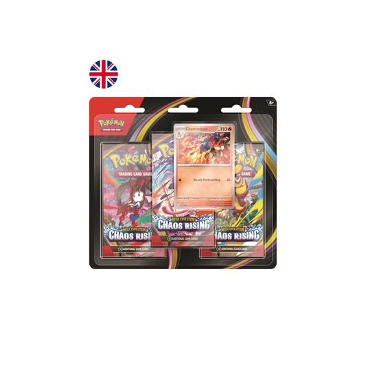 Pokémon | ME04 Mega Evolution: Chaos Rising 3-Pack Blister - EN