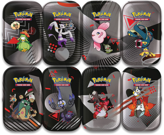 Pokémon | Scarlet & Violet: Black Bolt & White Flare - Unova Mini Tin Display - EN